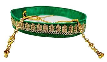 Buy Navti creations Women's Green Kamarband (Bridal Belt) with Golden ...
