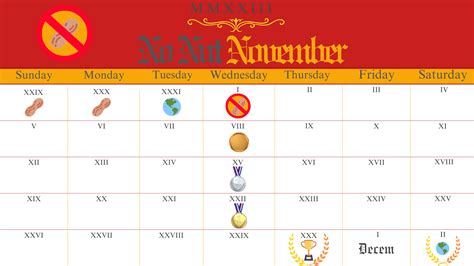 Okay.. I SWEAR this is the final NNN calendar : r/nonutnovember