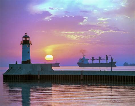 Duluth Harbor Cam: The North Pier Lighthouse: Guiding Ships and ...