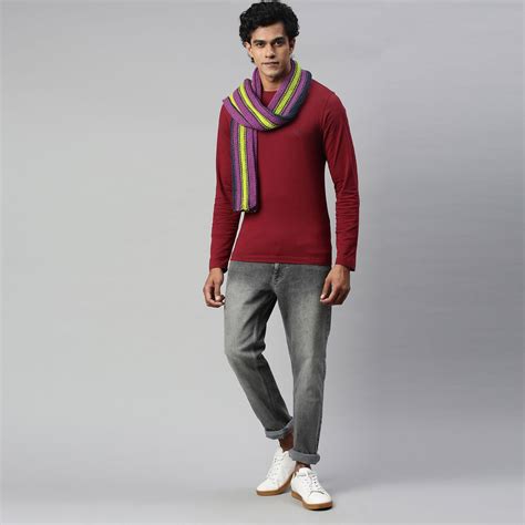 Striped Scarf - Multi-Color 2779 – Magic Needles