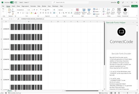 Image result for Barcode Generator Excel