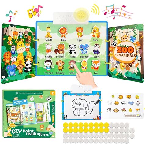 FunBlast Interactive Children Book -Musical Zoo Animal Educational ...
