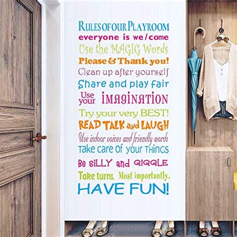 Gadgets Wrap Rainbow-Colored Letters Proverbs Wall Sticker for Glass ...