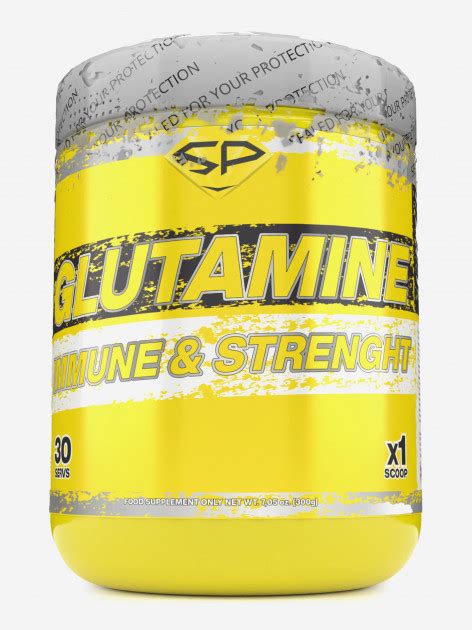 Глютамин Steelpower Glutamine, 300 г, Апельсин арт. 202.03STPN желтый ...