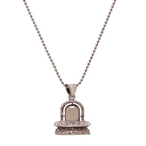 Buy Memoir Bahubali Inspired Dark grey Rhodium plated Lord Shiva ...