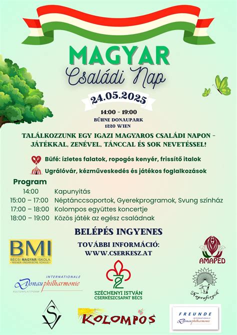 Magyar Családi Nap, Bühne Donaupark, Wien, 24 May 2025 | AllEvents