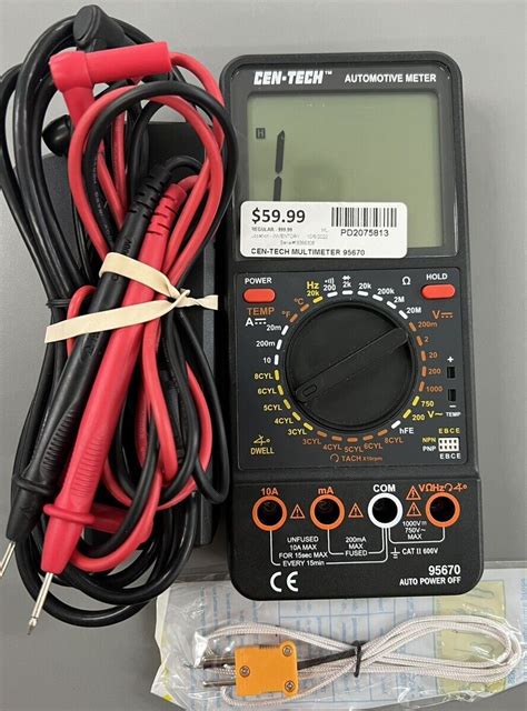Image result for Cen-Tech Multimeter Continuity Testing