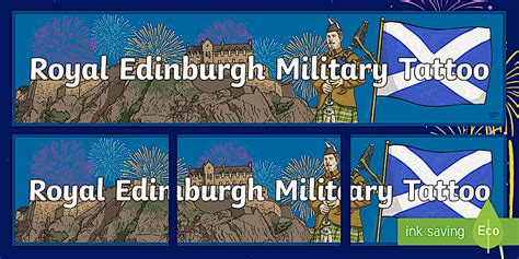 The Royal Edinburgh Military Tattoo Banner | Twinkl Resource