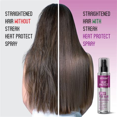 Streax Heat Protect Spray for Hair Styling For Men & Women Hair Spray ...
