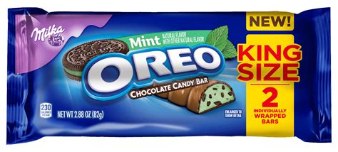 Milka & Oreo King Size Mint Chocolate Candy Bar, 2.88 oz - Walmart.com