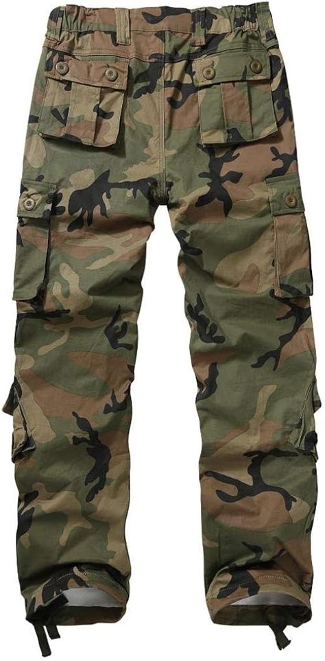 Buy AKARMY Womens Cargo Pants with Pockets Outdoor Casual Ripstop Camo ...