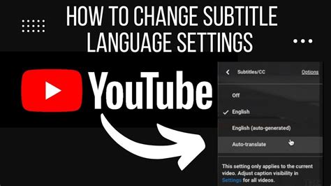 YouTube - How To Change Subtitle Language Settings - YouTube