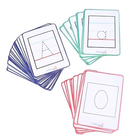 Writing Practice Big Size Reusable Flashcards Set – My House Teacher