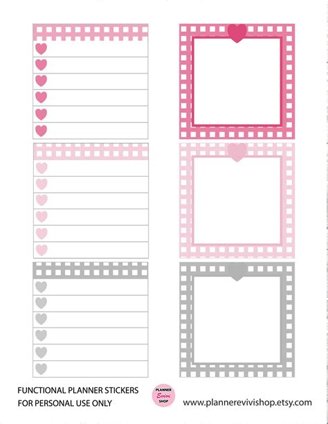 Printable Sticky Notes Printable Post It Notes, Planner Stickers ...