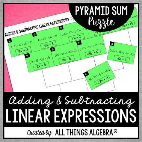 Image result for Linear Adding and Subtracting