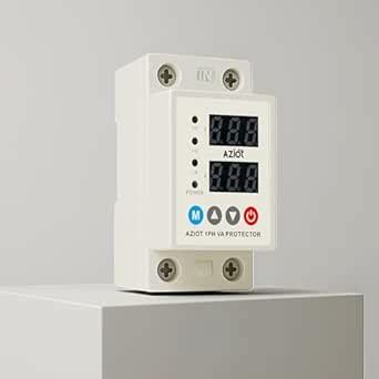 AZIOT Automatic Over/Under Voltage & Overload Protector With Adjustable ...