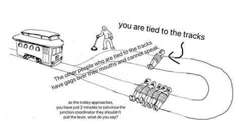 Image result for Kid Solves Trolley Problem
