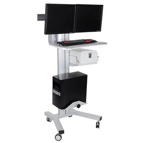 Trolleyes - TV Cart with Mount for Monitors 55", Storage Cabinet ...