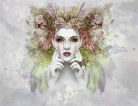 Anjani Art Gallery Mother Tree Face Art Unframed Printed Canvas ...