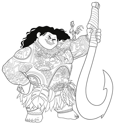 Free Printable Moana Coloring Pages