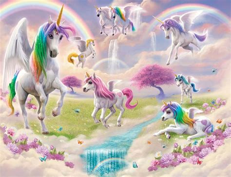 [100+] Rainbow Unicorn Wallpapers | Wallpapers.com