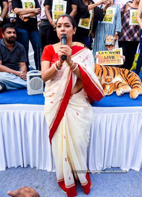 A citizen partcipates in the 'Let Avni Live' campaign in Mumbai ...