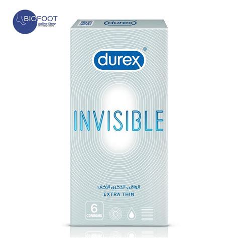 Buy Durex Invisible Extra Thin Condoms 6pcs Online Dubai UAE | Linkarta