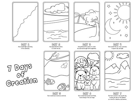 Creation Activity Pages - 20 Free PDF Printables | Printablee ...