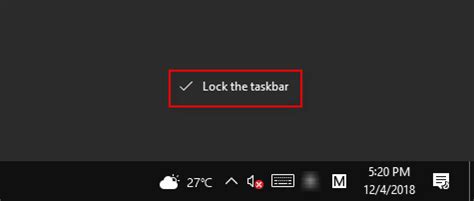 Image result for How to Lock Taskbar