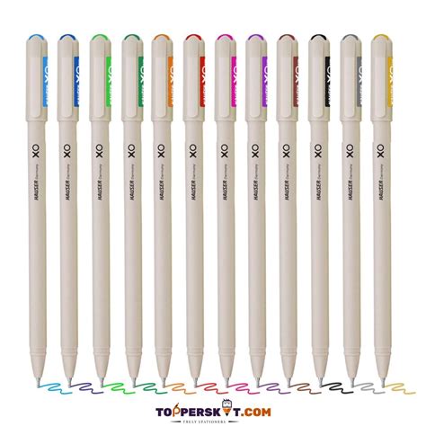Hauser XO Multicolour Ball Pen Set: Vibrant Writing Essentials ( Pack ...