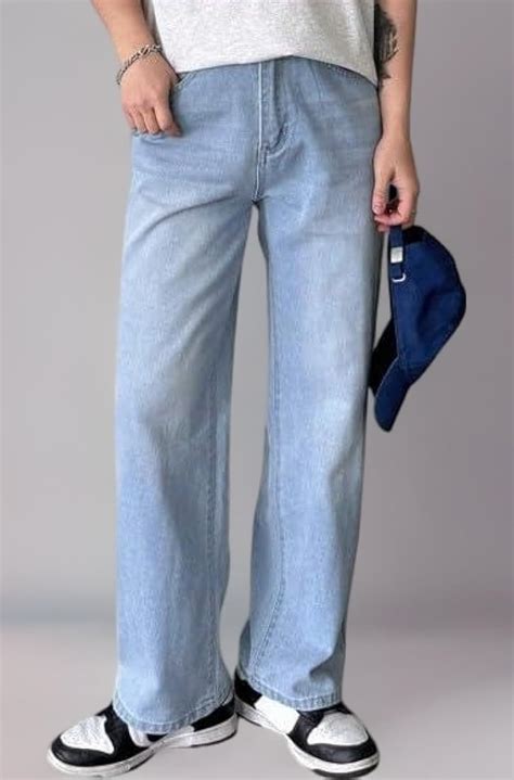 MARK VIEW Ice Blue Dreams Baggy Fit Denim for Men - Price History