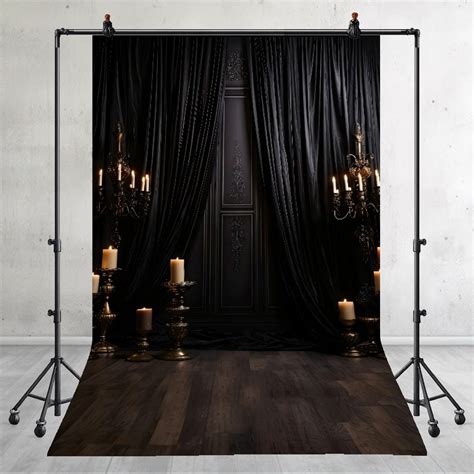 Candlelit Night Printed Backdrop