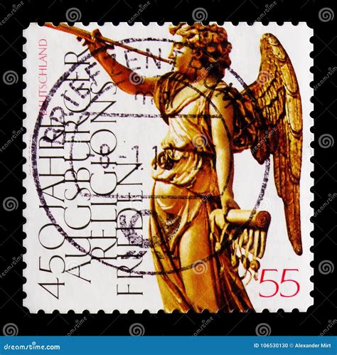 Peace of Augsburg, 450th Anniversary of Religious Freedom Serie, Circa 2008 Editorial Image ...