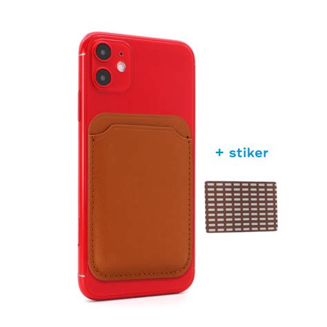 Drzac za kartice Leather Wallet svetlo braon - Mob-Shop