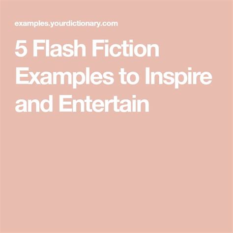 Image result for Flash-Fiction Examples