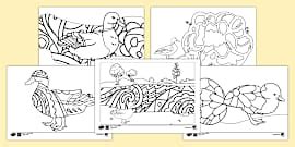 Farmers Colouring Page