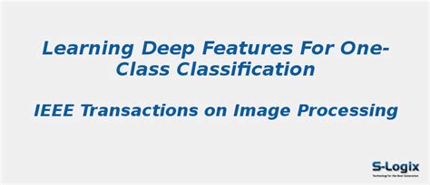 One-Class Classification | S-Logix