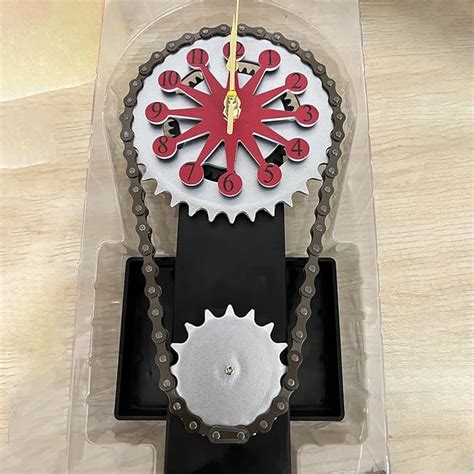Siluyado Rotating Gear Clock, Steampunk Clock with Moving Gears ...