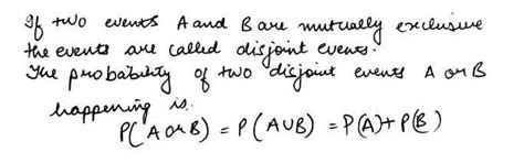 if A1,A2....… An are mutually exclusive and collectively exhausted ...