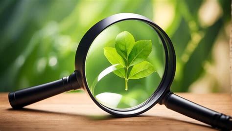 Sustainable spotlight eco friendly achievements magnified with abstract ...