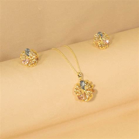 Sherry Pendant Set - Pink - Minima Collection – Blingvine