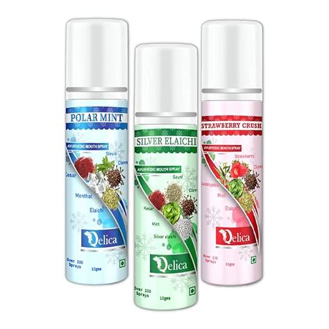 Qelica Ayurvedic Mouth Fresheners Spray - Freshen Breath and Improve ...