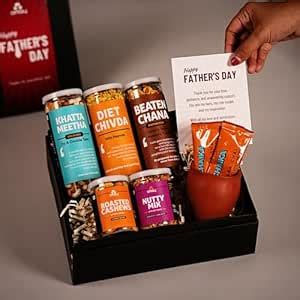 Omay Foods 9_Pcs Delightful Treats Father's Day Gift Box | Father's Day ...