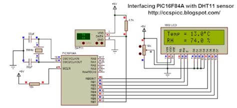 Image result for Cablage Proteus DHT11 Virtual Monitor