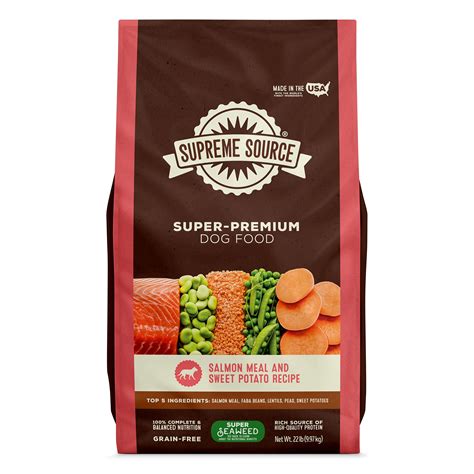 Supreme Source Grain-Free Salmon Meal & Sweet Potato Recipe Dry Dog ...