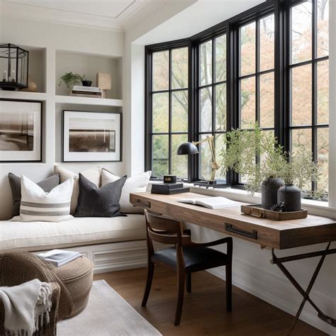 Bay Window Desk Design