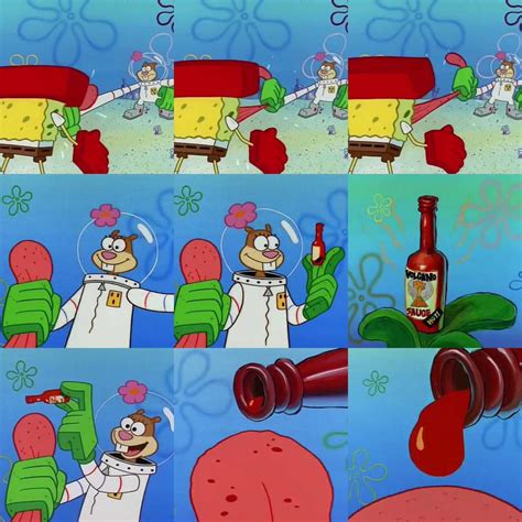 Red Hot Sauce Drop Spongebob at Sophie Olsen blog