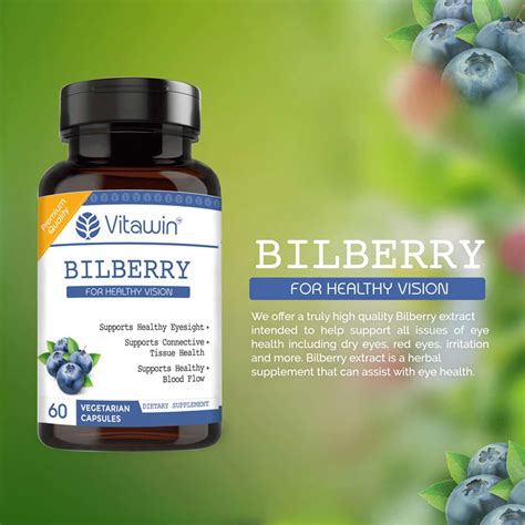 Buy VITAWIN BILBERRY FOR HEALTHY VISION & EYE CARE HERBAL NUTRITION ...