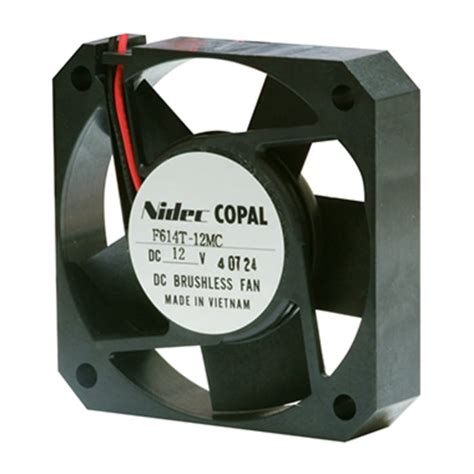 F614T-12MC Nidec Components | Nidec Components Axial Fan, 12 V dc, DC ...