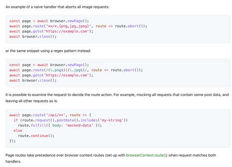 Blocking images in Playwright
